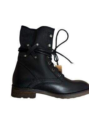 Palladium Black Leather Combat Boots EU 37 🖤